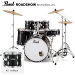 Pearl パール ROADSHOW RS525SCWN/C-2CS 3シンバル仕様 #31 ジェットブラック 【 ハードウェアとシンバル付きのフルセット 】