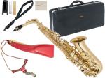 Antigua  ( アンティグア ) AS2800 エルドン アルトサックス 新品 アウトレット ラッカー ゴールド 管楽器 eldon GL Alto saxophone セット B　北海道 沖縄 離島不可
