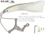 B.AIR ビーエアー バードストラップ カスタマイズ ホワイト スタンダード サックス用 Lサイズ 3mm ネックストラップ BIRD STRAP standard saxophone　北海道 沖縄 離島不可