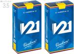 vandoren バンドーレン CR8035 B♭ クラリネット リード V21 3.5 1箱 バラ 10枚 2箱 合計20枚 セット V.21 Bb soprano clarinet V-21 reed 3-1/2 2個　北海道 沖縄 離島不可