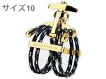 Silverstein シルバースタイン QG510A クアトロ ゴールド リガチャー サイズ10 テナーサックス ハードラバー Tenor sax Ligature QUATTRO Gold size10　北海道 沖縄 離島不可