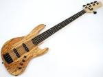 Kikuchi Guitars Custom 5st J Bass / Spalted Flame Maple Top / Natural #20