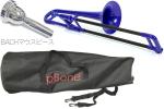 PINSTRUMENTS PBONE2B Pボーン ミニ アルトトロンボーン ブルー P-BONE mini プラスチック BACHセットA　以下は対応不可 北海道 沖縄 離島 同梱 代引き