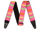 Fender フェンダー  MonoNeon Woven Strap Neon Pink 2  ギター・ベース  ストラップ