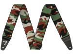 Fender フェンダー  WeighLess Camo Strap Woodland 2 ギターストラップ