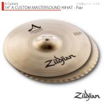 Zildjian ジルジャン 14" A CUSTOM MASTERSOUND HIHAT - pair カスタムマスターサウンドハイハット14インチ ペア