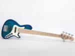 Sadowsky ML 24-Fret  SV5  Vintage Single Cut Bass Ash  Blue Transparent Satin
