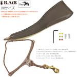 B.AIR ビーエアー バードストラップ ワイド チタン ニコチンブラウンパッド サックス用 Mサイズ 3mm ネックストラップ BIRD STRAP wide sax　北海道 沖縄 離島不可
