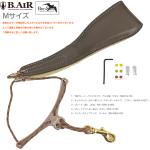 B.AIR ( ビーエアー ) バードストラップ ワイド チタン ニコチンブラウンパッド サックス用 Mサイズ 3mm ネックストラップ BIRD STRAP wide sax　北海道 沖縄 離島不可