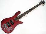 Warwick ワーウィック Rockbass Streamer Standard 5st Burgundy Red Transparent 【OUTLET】