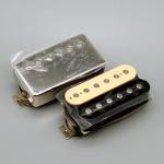 Gibson ギブソン Custombucker Zebra & True Historic Nickel Cover ( Double Black ) Set