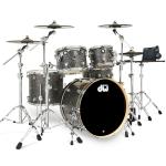 DW ( ディーダブル ) DWe 5-Piece Complete Bundle Kit Black Galaxy FinishPly