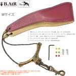 B.AIR ビーエアー バードストラップ カスタマイズ カンパリ 赤 金メッキ ウッドランド サックス  Mサイズ 3mm ネックストラップ BIRD STRAP  北海道 沖縄 離島不可