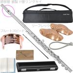 Pearl Flute ( パールフルート ) PF-665RBE H管 リングキィ フルート 頭部管 銀製 オフセット H足部管 Dolce flute Open Hole PF665RBE セット G　北海道 沖縄 離島不可