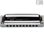 SUZUKI スズキ M-20S MANJI SKY E調 10穴 ハーモニカ マンジスカイ 天然木繊維入 ブルー ボディ 10Holes blues Harmonica harp　北海道 沖縄 離島不可