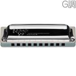 SUZUKI スズキ M-20S MANJI SKY G調 10穴 ハーモニカ マンジスカイ 天然木繊維入 ブルー ボディ 10Holes blues Harmonica harp　北海道 沖縄 離島不可