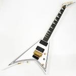 Jackson ( ジャクソン ) MJ Series Rhoads RR24MG / White with Black Pinstripes 