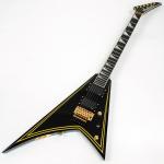 Jackson ( ジャクソン ) MJ Series Rhoads RR24MG / Black with Yellow Pinstripes 国産  ランディ・ローズ エレキギター