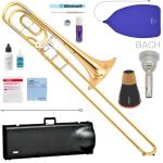 YAMAHA ヤマハ YBL-421G バストロンボーン ゴールドブラスベル 太管 シングルロータリー Bass Trombone BACH マウスピース セット B　北海道 沖縄 離島不可