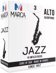 MARCA ( マーカ ) ジャズ アルトサックス リード 3番 アンファイルドカット 10枚 1箱 Alto saxophone reed JAZZ unfiled cut 3.0　北海道 沖縄 離島不可