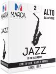 MARCA ( マーカ ) ジャズ アルトサックス リード 2番 アンファイルドカット 10枚 1箱 Alto saxophone reed JAZZ unfiled cut 2.0　北海道 沖縄 離島不可