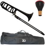 ZO ゼットオー TB-05 ブラック アウトレット テナーバストロンボーン 太管 プラスチック Tenor bass trombone ミュート セット D　北海道 沖縄 離島不可
