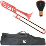 ZO ( ゼットオー ) TB-14 ピンク アウトレット テナーバストロンボーン 太管 プラスチック Tenor bass trombone pink ミュート セット D　北海道 沖縄 離島不可
