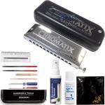 SUZUKI スズキ SCX-48 スライド式 クロマチックハーモニカ 12穴 日本製 樹脂ボディ Chromatic Harmonica クリーナー スライドオイル セット D　北海道 沖縄 離島不可