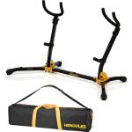 Hercules ハーキュレス DS537B 2本立て スタンド アルト テナー サックス alto tenor Saxophones Dual stands BSB001 キャリーバッグ ケース セット　北海道 沖縄 離島不可