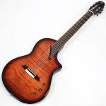 Martinez HISPANIA Cognac エレガット 薄型ボディ クラシックギター ナイロン弦