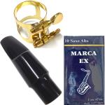  アウトレット アルトサックス マウスピース リガチャー MARCAリード セット alto saxophone mouthpieces Ligature　北海道 沖縄 離島 同梱不可