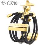 Silverstein シルバースタイン 特注 G510A クライオ4 ゴールド リガチャー ソリッド ブラック コード サイズ10  Tenor sax Ligature CRAYO4 Gold size10　北海道 沖縄 離島不可