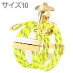 Silverstein シルバースタイン 特注 G510A クライオ4 ゴールド リガチャー イエローコード サイズ10  Tenor sax Ligature CRAYO4 Gold size10　北海道 沖縄 離島不可