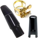  アルトサックス マウスピース リガチャー キャップ セット I alto saxophone mouthpieces Ligature　北海道 沖縄 離島 同梱不可