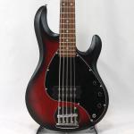 Sterling by Musicman RAY5-RRBS-R1 RUBY RED BURST SATIN 