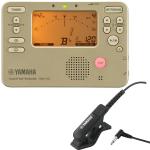 YAMAHA ( ヤマハ ) TDM-710GLM チューナーメトロノーム ゴールド TDM-710GL チューナー用マイク TM-40 セット metronome tuner TDM-700GLM 北海道 沖縄 離島不可