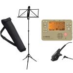 YAMAHA ヤマハ MS-260AL アルミ譜面台 軽量 ブラック ケース付き 折りたたみ ミュージックスタンド TDM-710GLM セット N　北海道 沖縄 離島不可