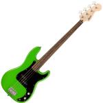 SQUIER ( スクワイヤー ) FSR Squier Sonic Precision Bass Lime Green  限定カラー エレキベース プレベ 初心者 入門に おすすめのベース
