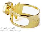 Gottsu ( ゴッツ ) シグネチャーリガチャー ビンテージブラス 金メッキ テナーサックス メタル オットーリンクサイズ Tenor sax Signature Ligature　北海道 沖縄 離島不可