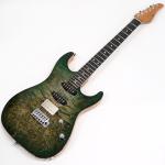Suhr サー Standard Faded Trans Green Burst / Ebony