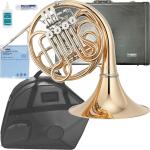 YAMAHA ヤマハ YHR-567GDB フレンチホルン ゴールドブラス デタッチャブル フルダブル French horn セミハードケース セット E　北海道 沖縄 離島不可