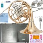 YAMAHA ( ヤマハ ) YHR-567GDB フレンチホルン ゴールドブラス デタッチャブル フルダブル French horn リーフレック セット H　北海道 沖縄 離島不可