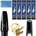 YAMAHA ヤマハ AS-4C アルトサックス マウスピース リガチャー キャップ スタンダード 正締め 4C Alto saxophone mouthpiece セット H　北海道 沖縄 離島不可