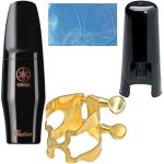 YAMAHA ( ヤマハ ) AS-4CM アルトサックス マウスピース カスタム ラバー alto saxophone hard rubber mouthpieces ハリソン リガチャー セット C　北海道 沖縄 離島不可