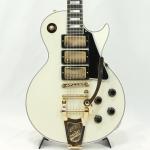 Gibson Custom Shop JPN LTD RUN Murphy Lab 1957 Les Paul Custom 3-Pickup With Bigsby / Polaris White Ultra Light Aged