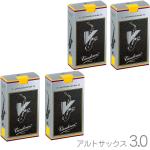 vandoren バンドーレン SR613 アルトサックス V.12 リード 3番 1箱 10枚入 バラ 4箱 40枚 セット 銀箱 V12 3 Alto saxphone V-12 reed 3.0　北海道 沖縄 離島不可