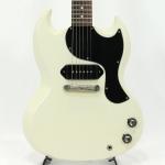 Gibson Custom Shop Japan Limited Run Murphy Lab 1963 SG Junior Lightning Bar Polaris White Ultra Light Aged   401393
