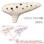 Aketa Ocarina アケタオカリーナ S-5CX ソネット Xモデル アルト オカリナ スタンダード C調 中低音 陶製 楽器 alto standard　北海道 沖縄 離島不可