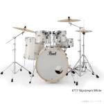 Pearl パール 数量限定 残り僅か EXPORT EXX725S/CN #777 Slipstream White ドラムセット スタンダードサイズ フルセット
