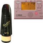 vandoren バンドーレン CM3178 クラリネット マウスピース M15 442Hz B♭ プロファイル88シリーズ エボナイト Mouthpieces TDM-700P セット B　北海道 沖縄 離島不可